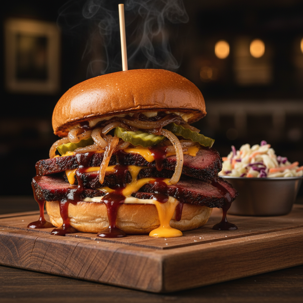Smoked Brisket Burger